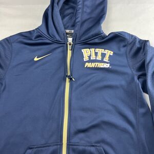 Nike Dri-Fit Pitt Panthers Full Zip Therma-Fit Hoodie Medium